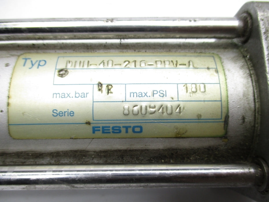 FESTO DNN-40-216-PPV-A 180PSI UNMP