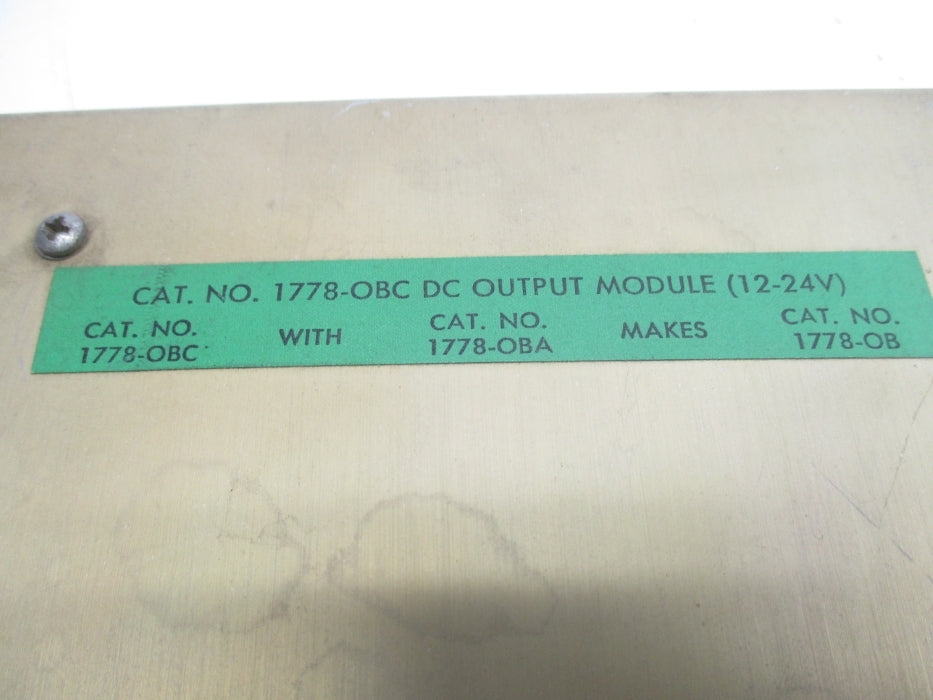 ALLEN BRADLEY 1778-OBC UNMP