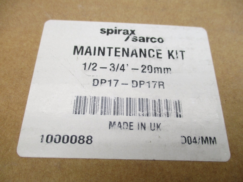 SPIRAX SARCO 1000088 DP17-DP17R NSMP