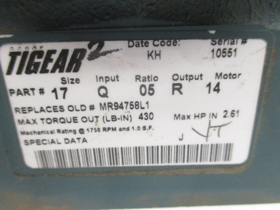 DODGE 17Q05R14 UNMP