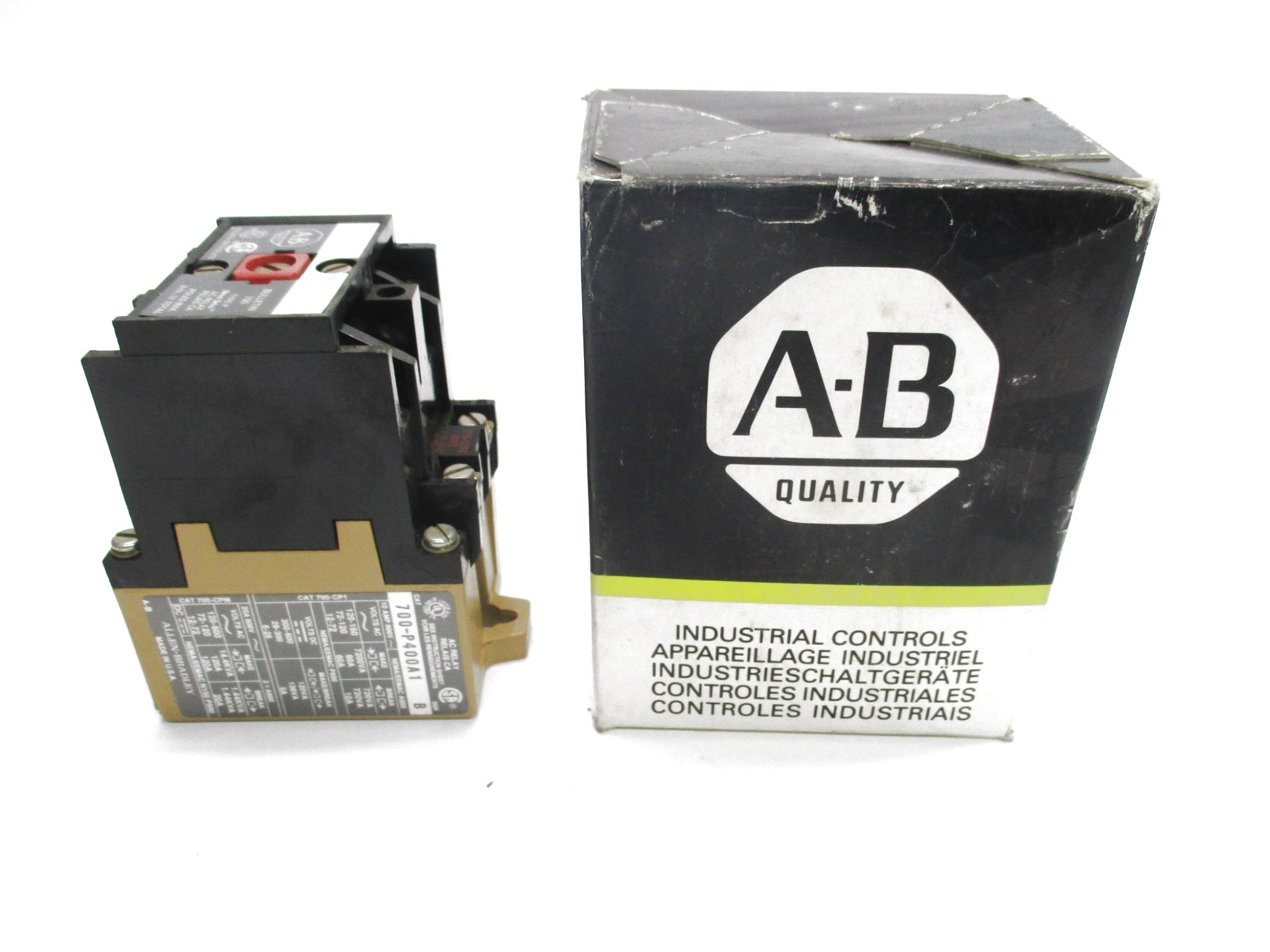 ALLEN BRADLEY 700-P400A1 SER. B 115-120V (BK/GR) NSMP
