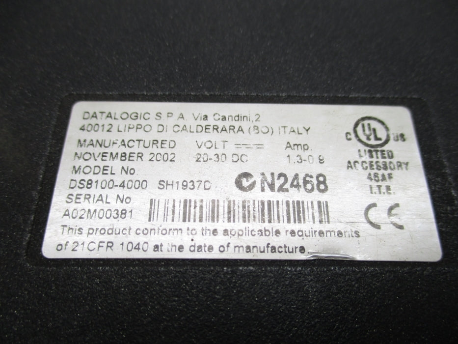 DATALOGIC DS8100-4000 UNMP