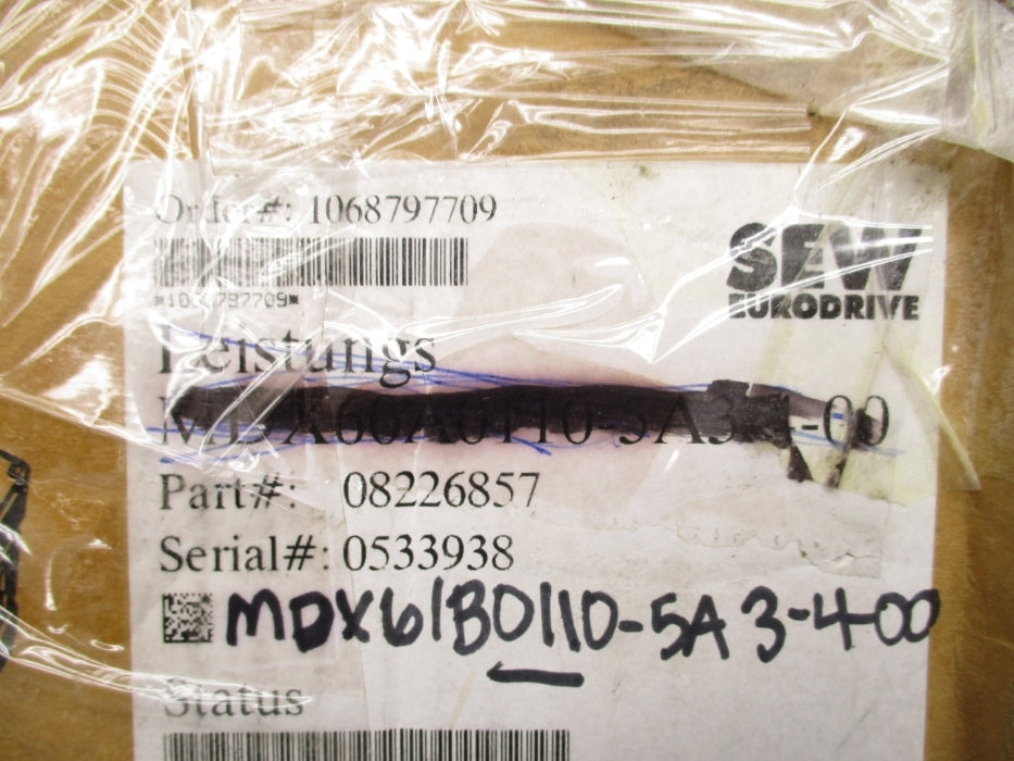 SEW-EURODRIVE MDX61B0110-5A3-4-00 NSMP