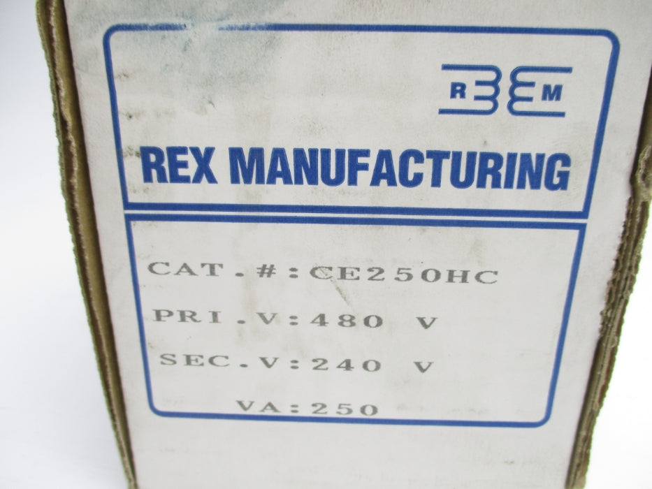 REX MANUFACTURER CE250HC 250VA NSMP