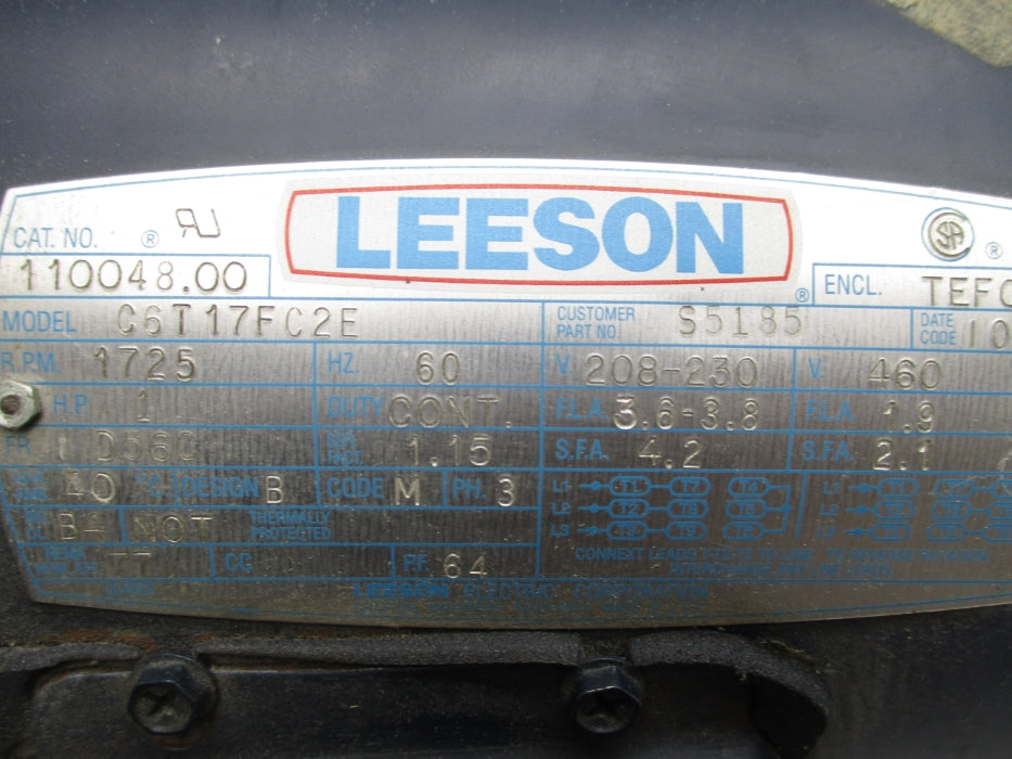 LEESON C6T17FC2E with STEARNS 105603101001 UNMP
