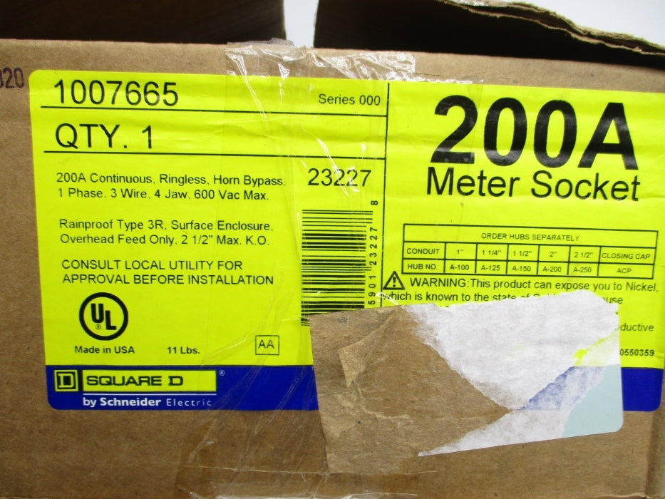 SQUARE D 1007665 SER. 000 NSMP