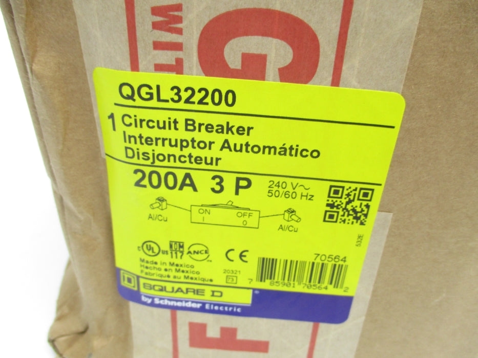 SQUARE D QGL32200 200A 240V NSFS