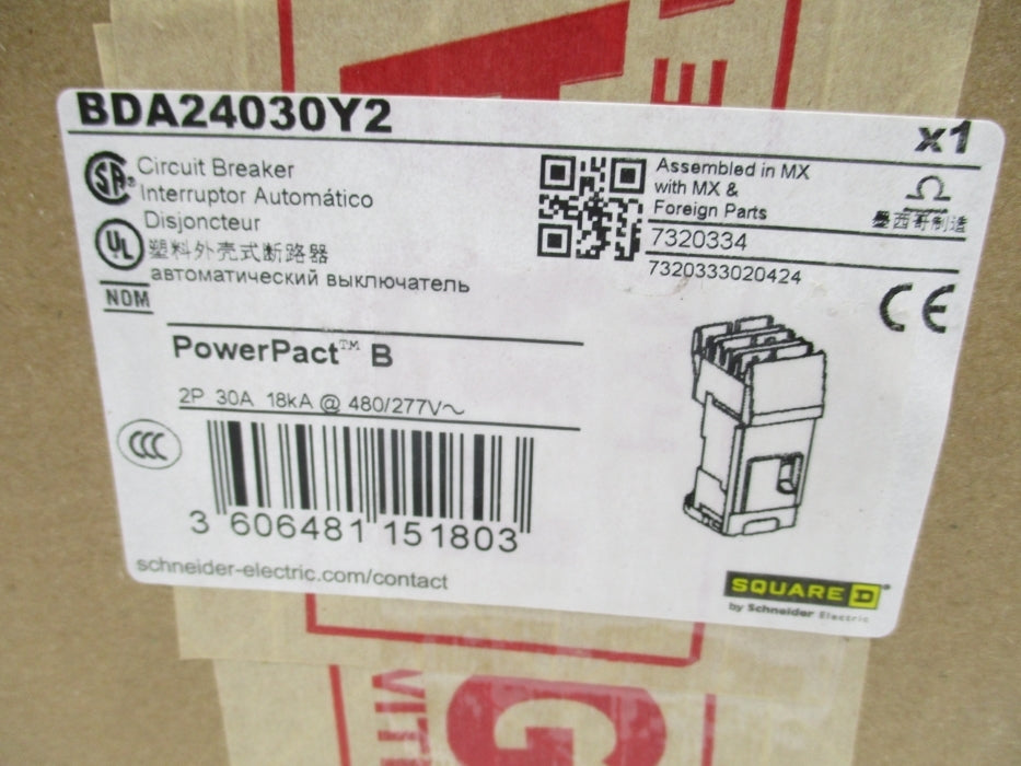 SQUARE D BDA24030Y2 30A 277V NSMP