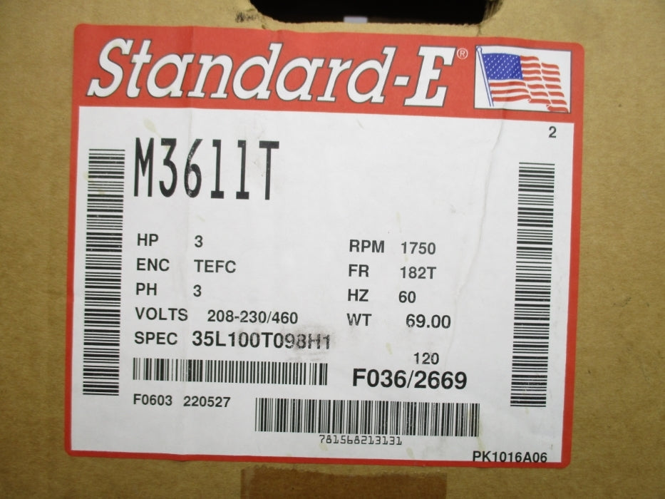 BALDOR M3611T NSMP