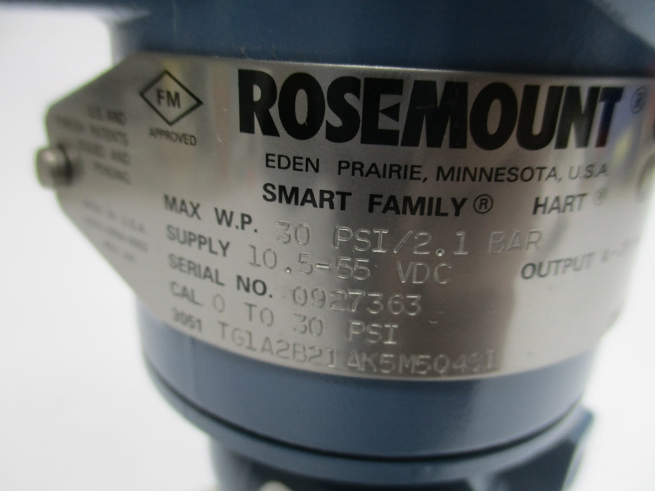 ROSEMOUNT 3051TG1A2B21AK5M504S1 NSNP