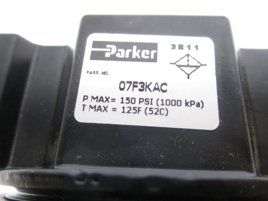PARKER 07F3KAC 1/2" NSMP