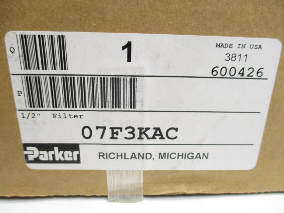 PARKER 07F3KAC 1/2" NSMP