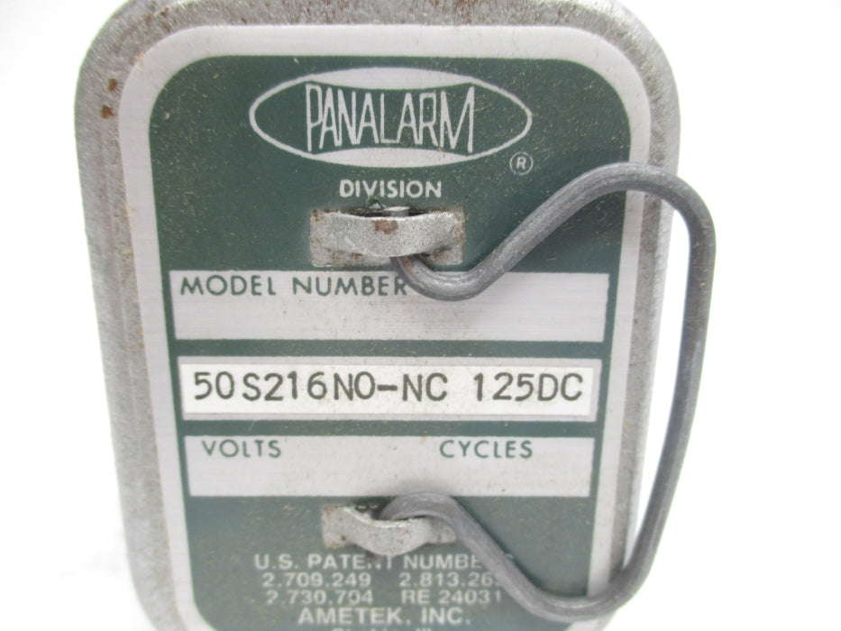 PANALARM 50S216N0-NC 125VDC NSNP