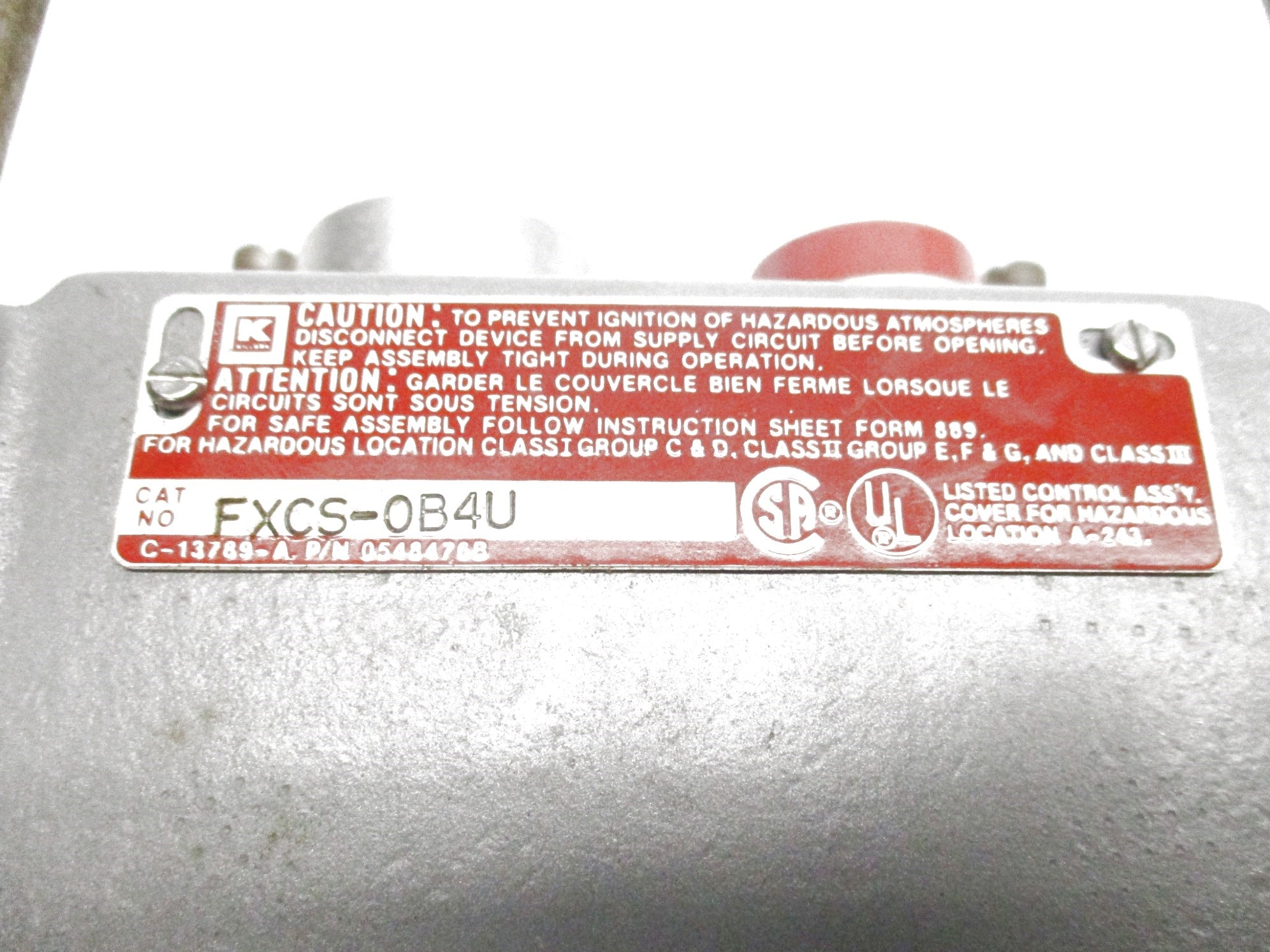 HUBBELL FXCS-0B4-U NSNP