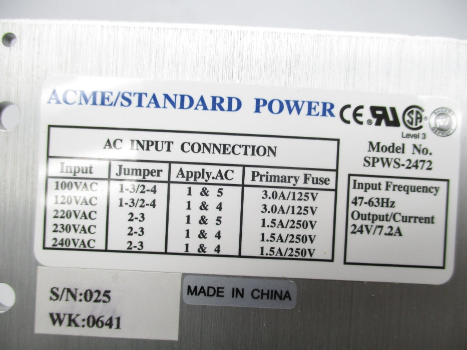 ACME SPWS-2472 NSMP