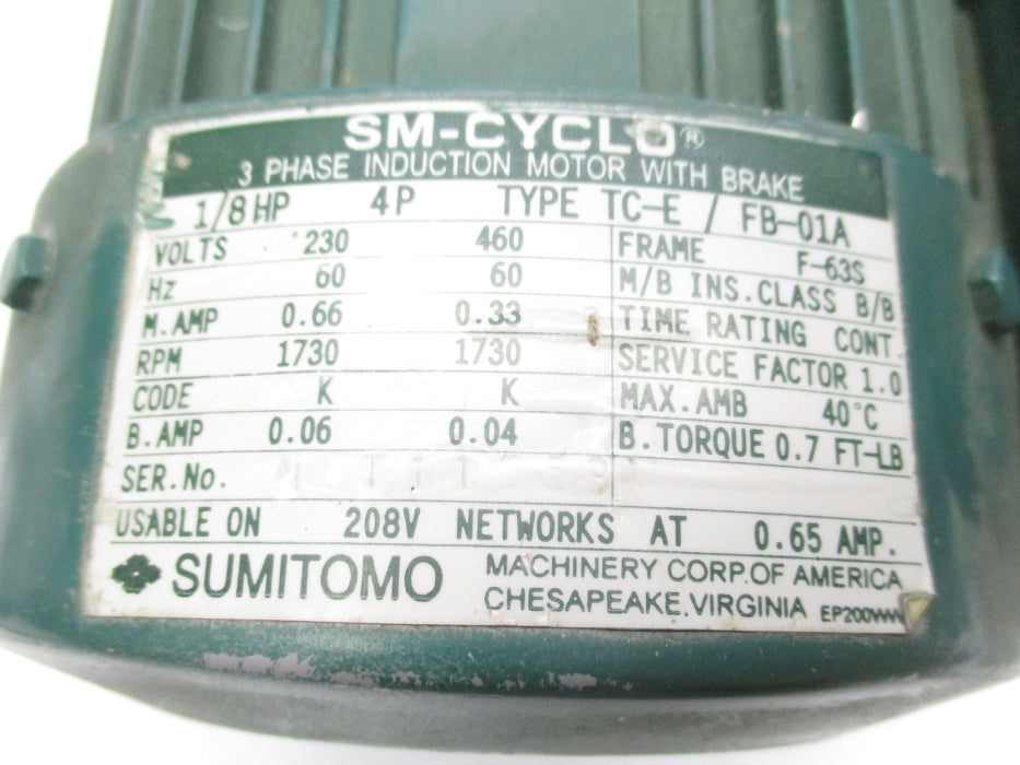 SUMITOMO TC-E/FB-01A UNMP