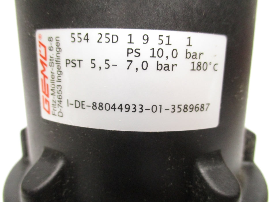 GEMU 55425D19511 10BAR NSMP