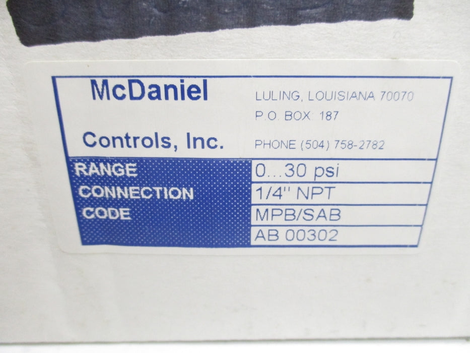 MCDANIELS MPB/SAB NSMP