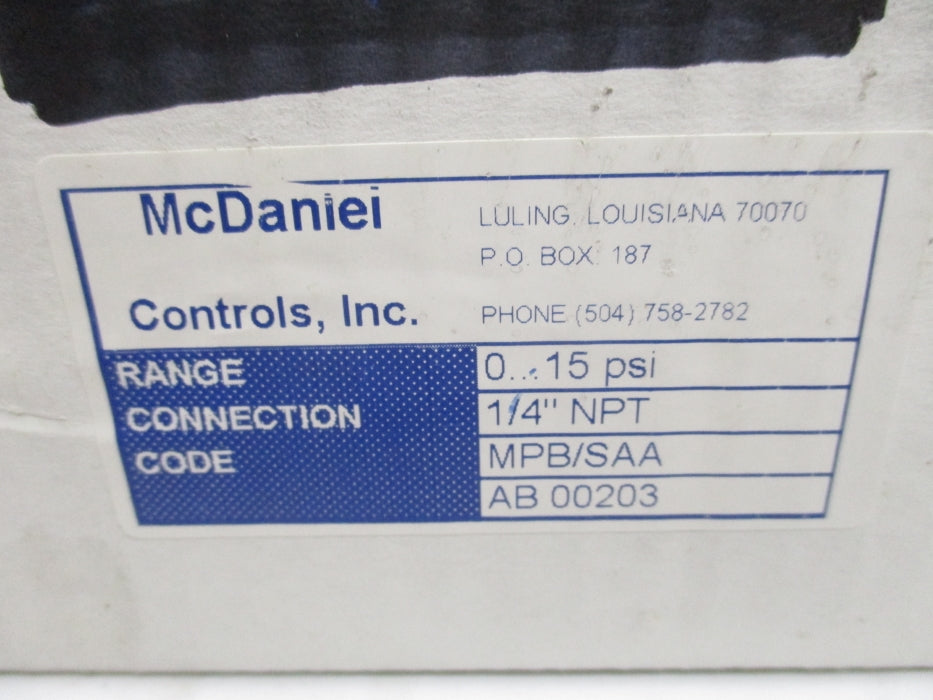 MCDANIELS MPB/SAA NSMP