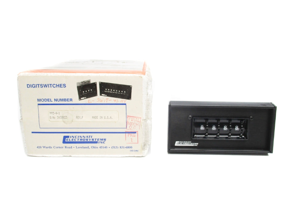 CINCINNATI ELECTRO SYSTEMS 995-4-1 NSMP