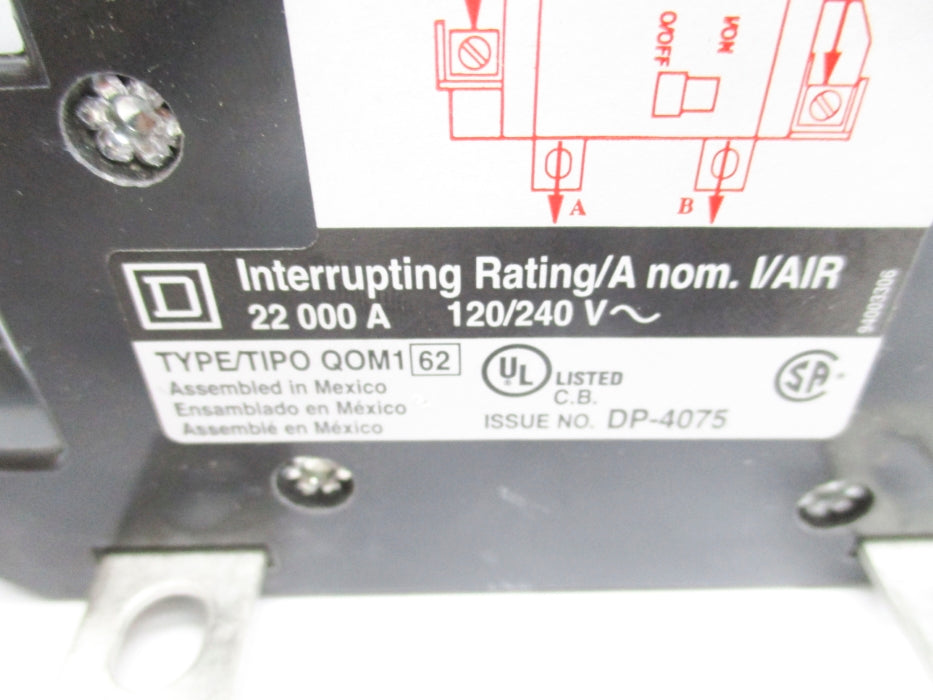 SQUARE D QOM50VH 50A 120/240V NSNP