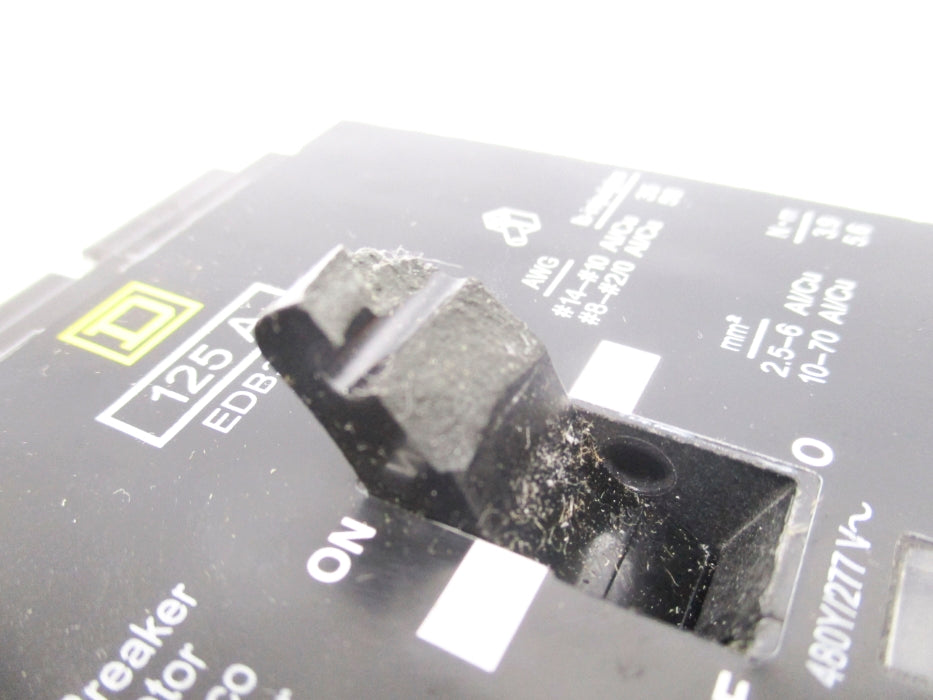 SQUARE D EDB34125 125A 277V (AS PICTURED) NSNP