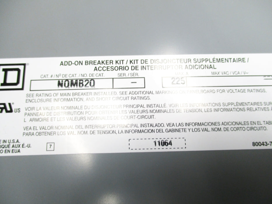 SQUARE D NQMB2Q NSMP