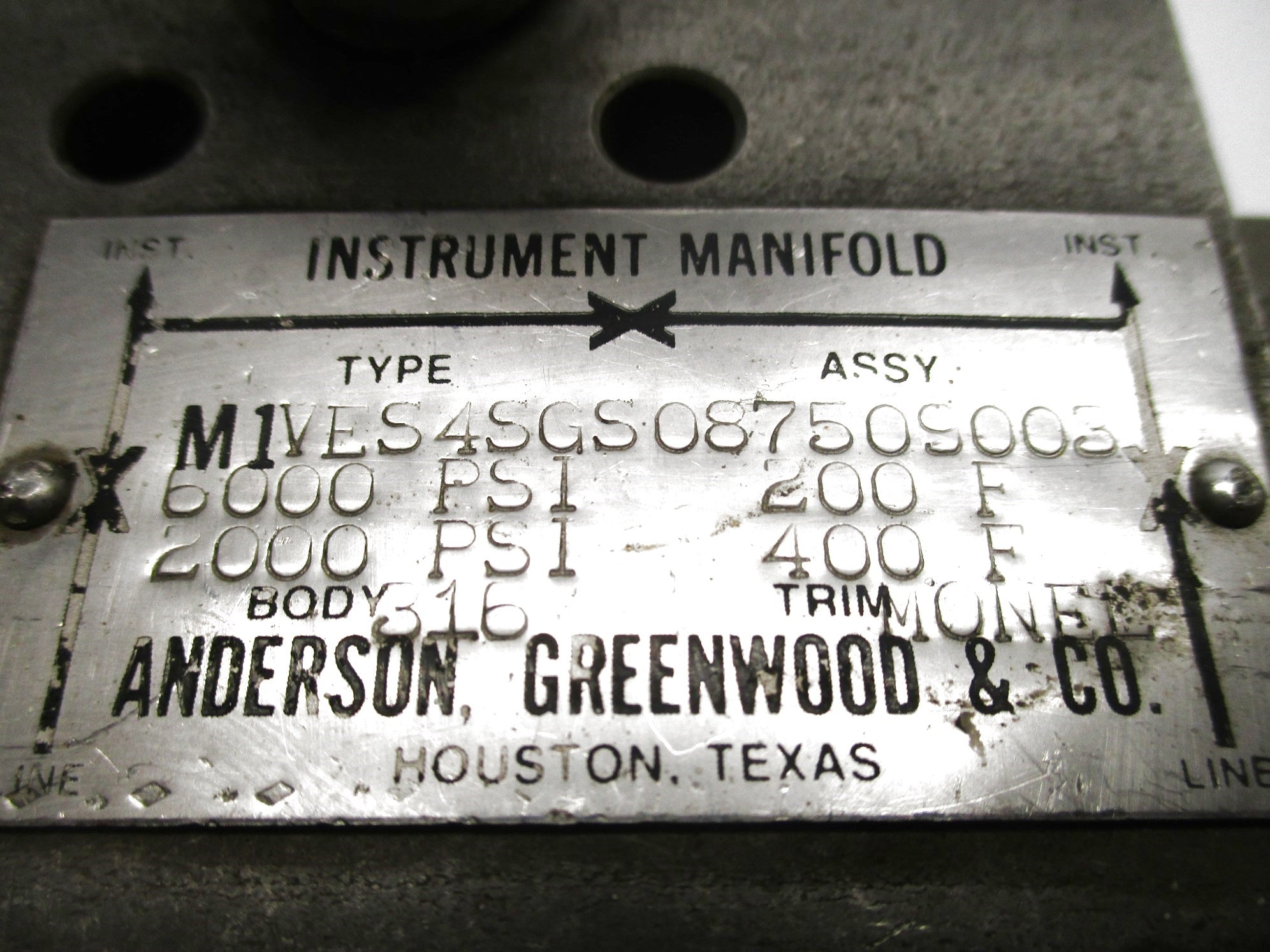 ANDERSON M1VES4SGS UNMP