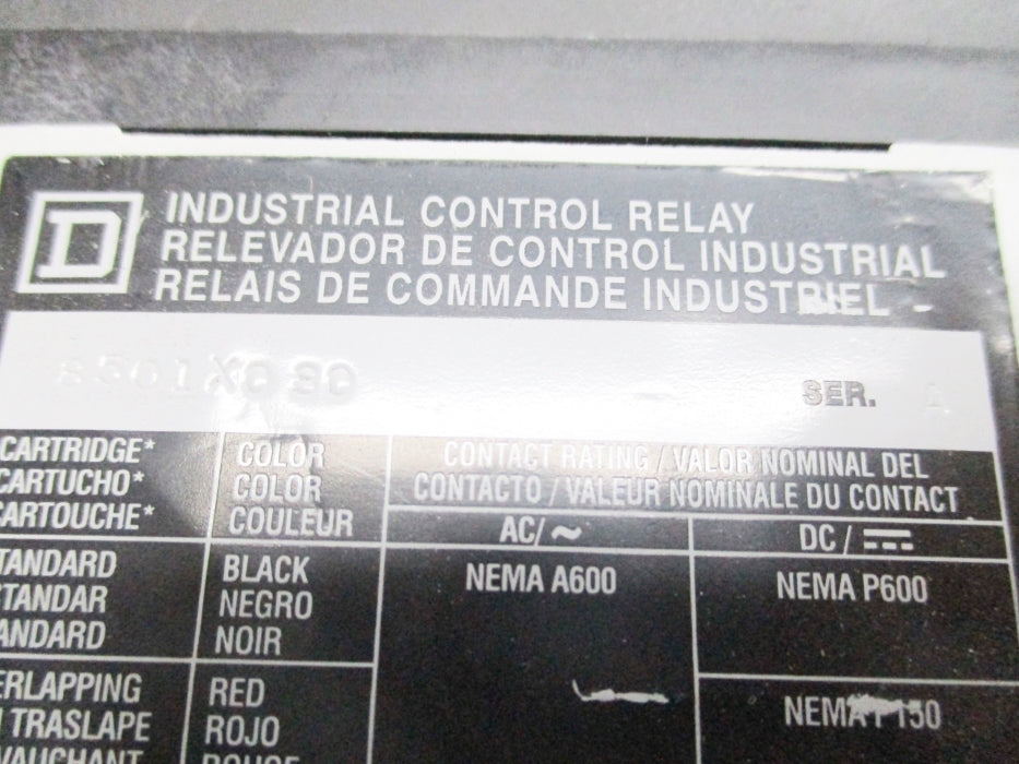 SQUARE D 8501X030 SER. A 110V/50HZ-120V/60HZ UNMP