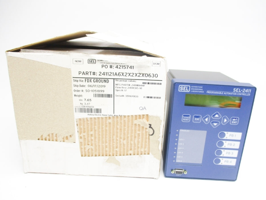 SEL SEL-2411 241121A6X2X2X2X0630 3.15A NSMP