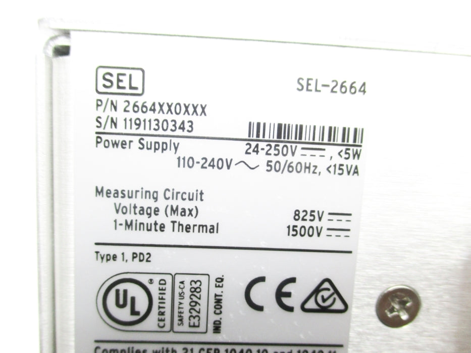 SEL SEL-2664 2664XX0XXX NSMP