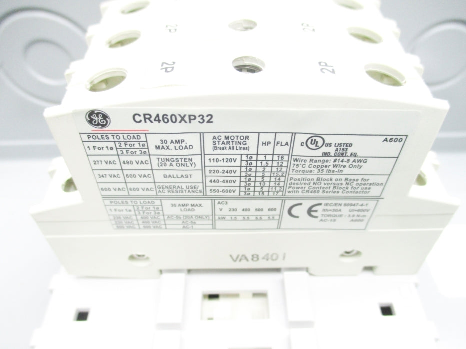 GENERAL ELECTRIC CR463L660AJA14A0 NSMP