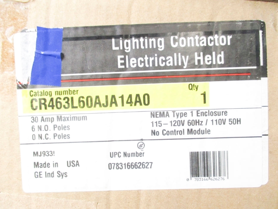 GENERAL ELECTRIC CR463L660AJA14A0 NSMP