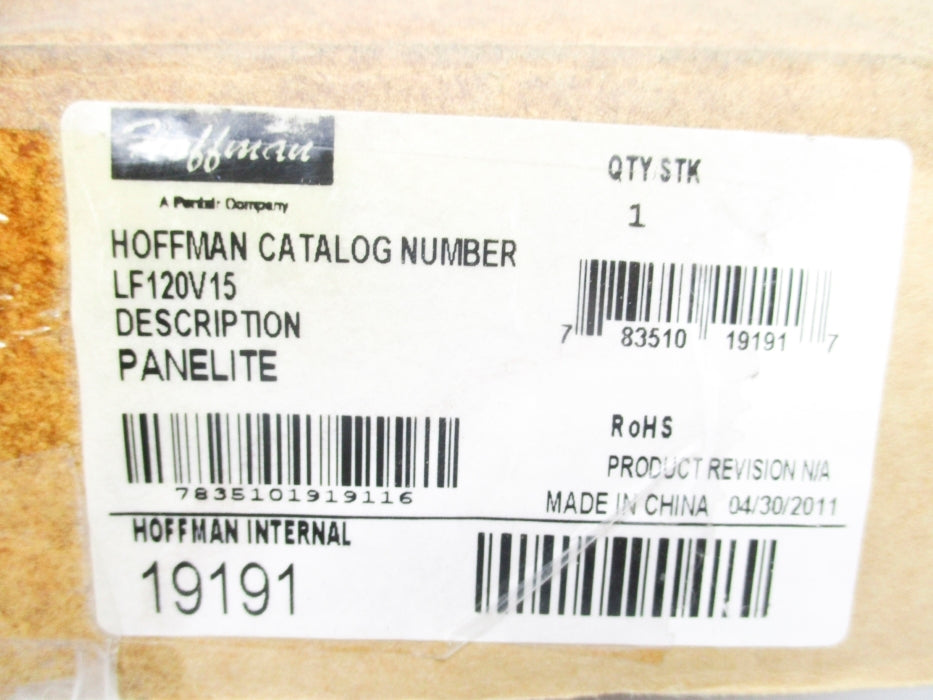HOFFMAN LF120V15 NSMP