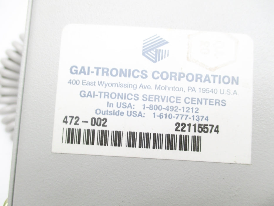 GAI-TRONICS 472-002 NSMP