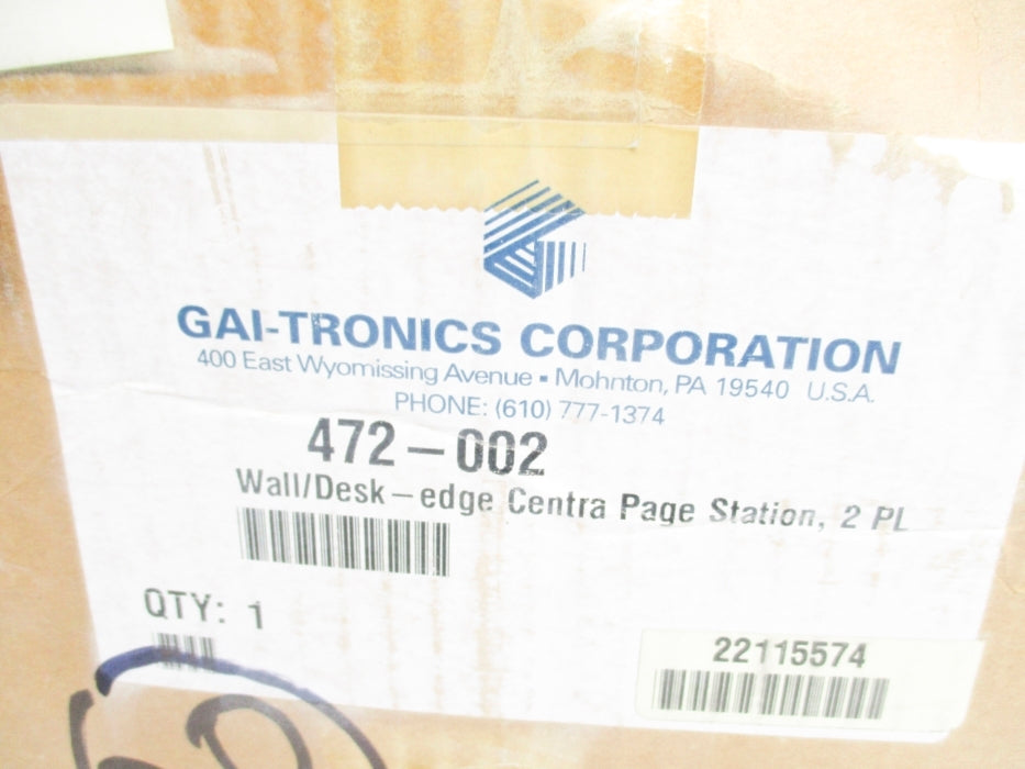 GAI-TRONICS 472-002 NSMP
