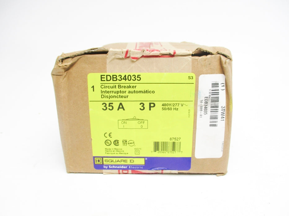 SQUARE D EDB34035 277V 35A NSFS