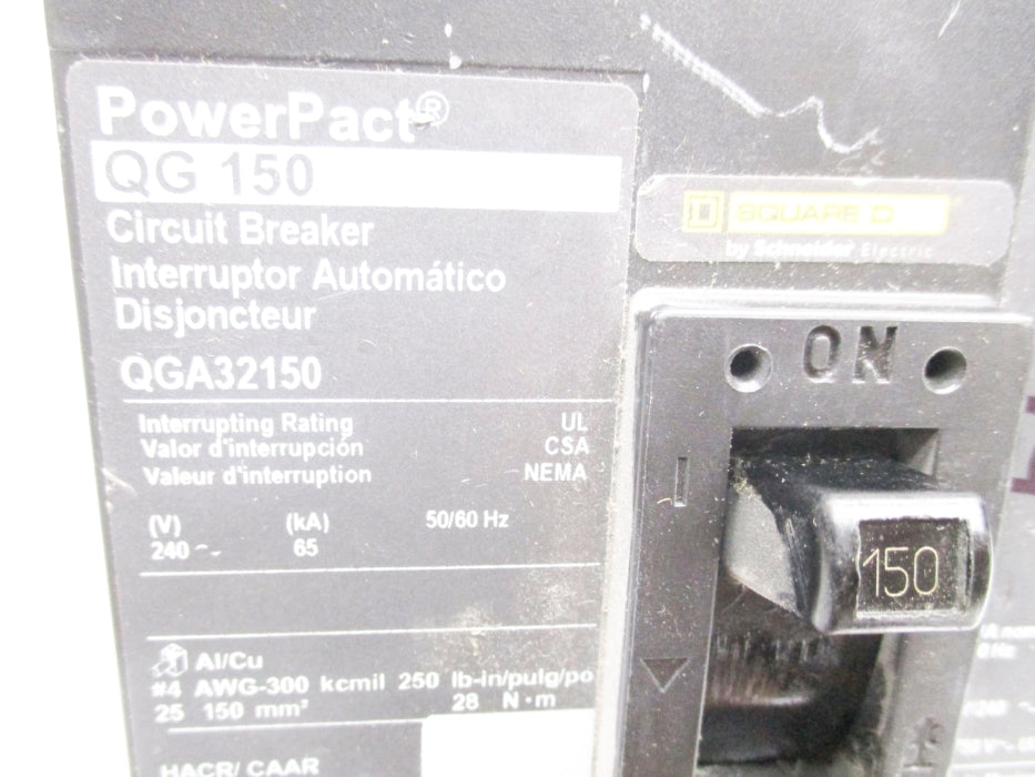 SQUARE D QGA32150 240V 150A NSNP