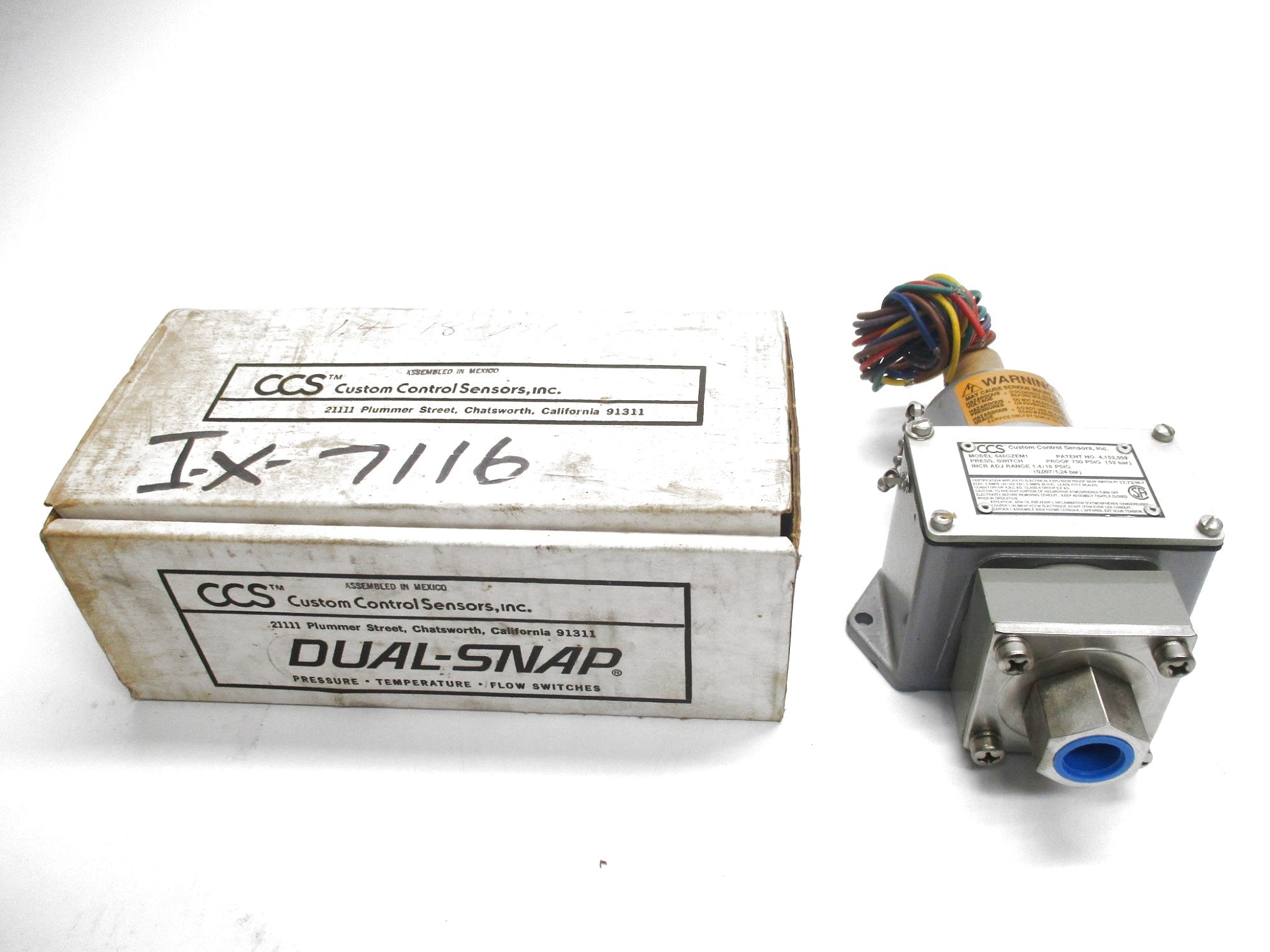 CUSTOM CONTROL SENSORS 646GZEM1 NSMP