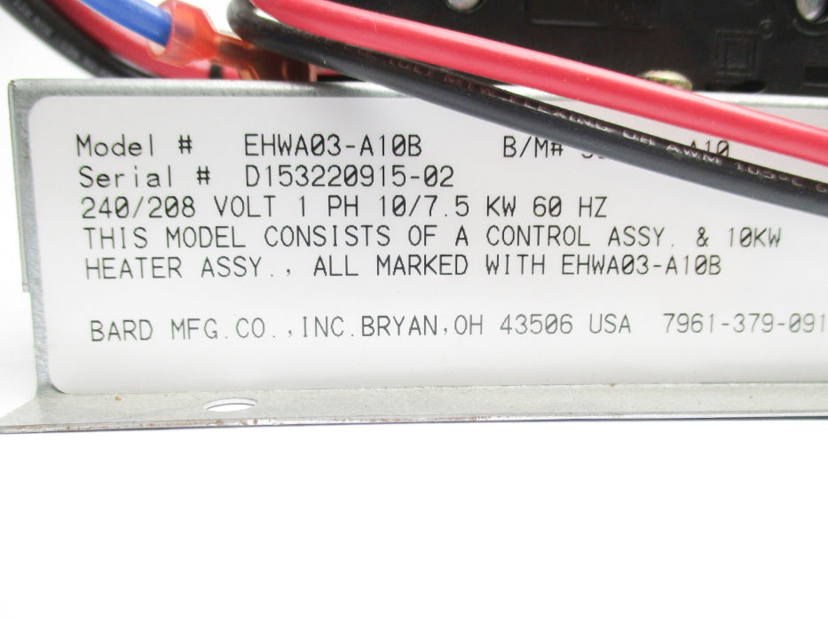 BARD EHWA03-A10B UNMP