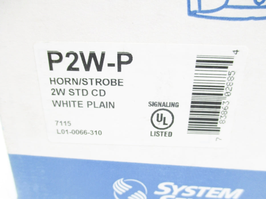 SYSTEM SENSOR P2W-P NSMP