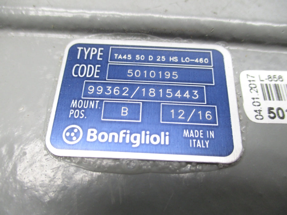 BOFIGLIOLI TA4550D25HSLO-460 NSNP