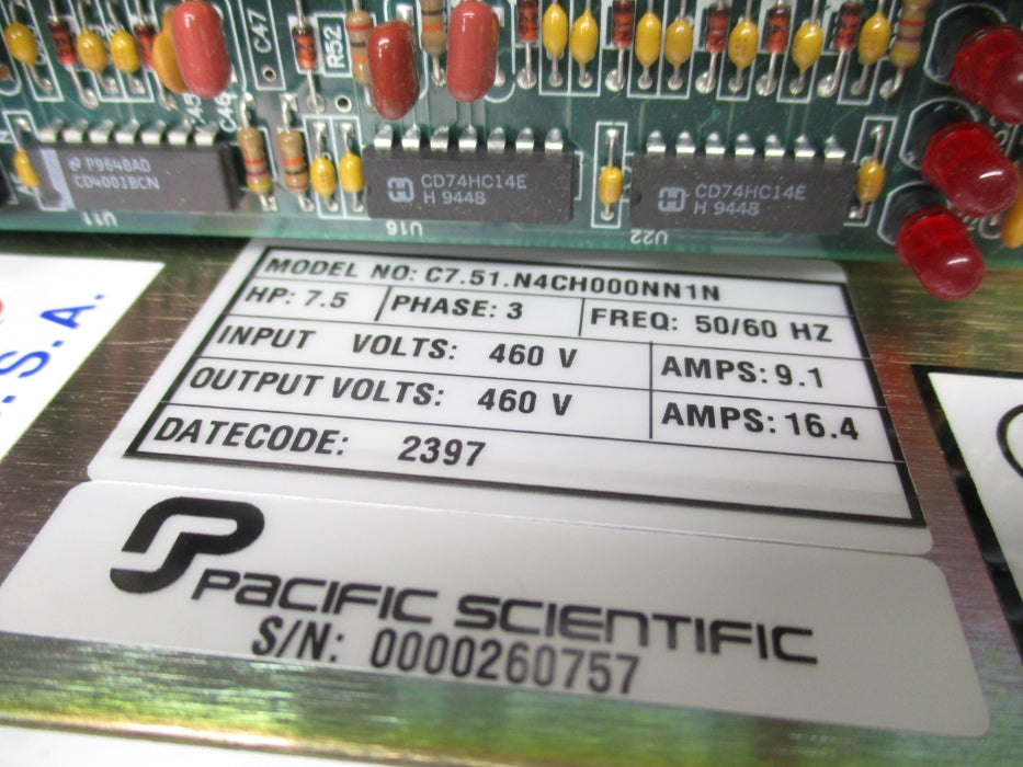 PACIFIC SCIENTIFIC C7.51.N4CH000NN1N UNMP