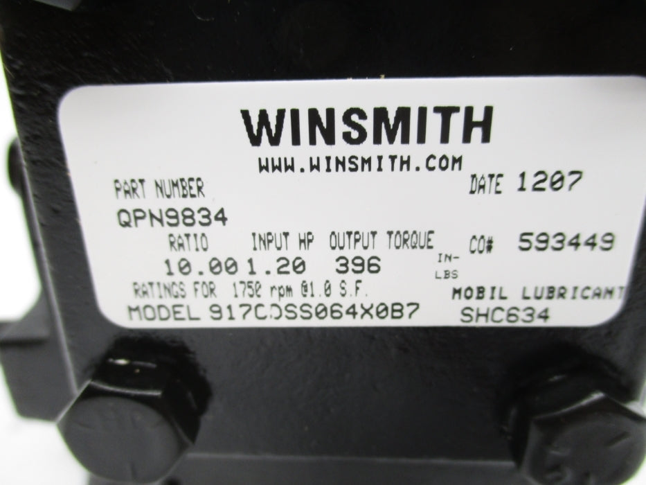 WINSMITH 917CDSS064X0B7 QPN9834 NSMP