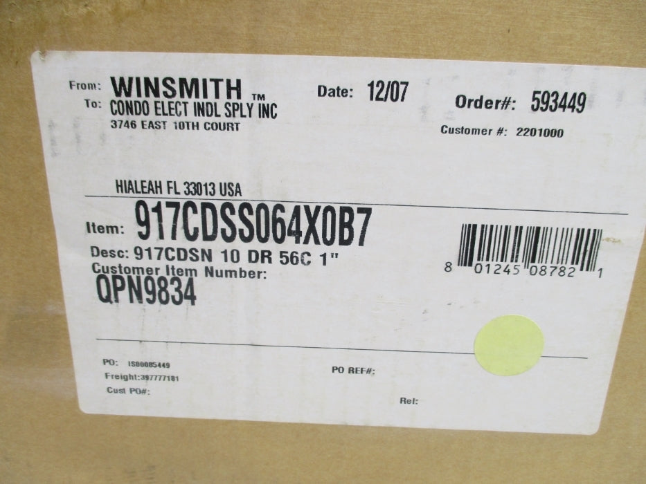 WINSMITH 917CDSS064X0B7 QPN9834 NSMP