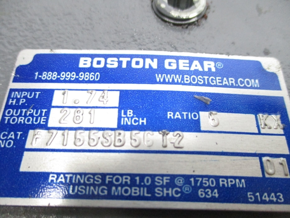 BOSTON GEAR F7155SB56T2 NSNP