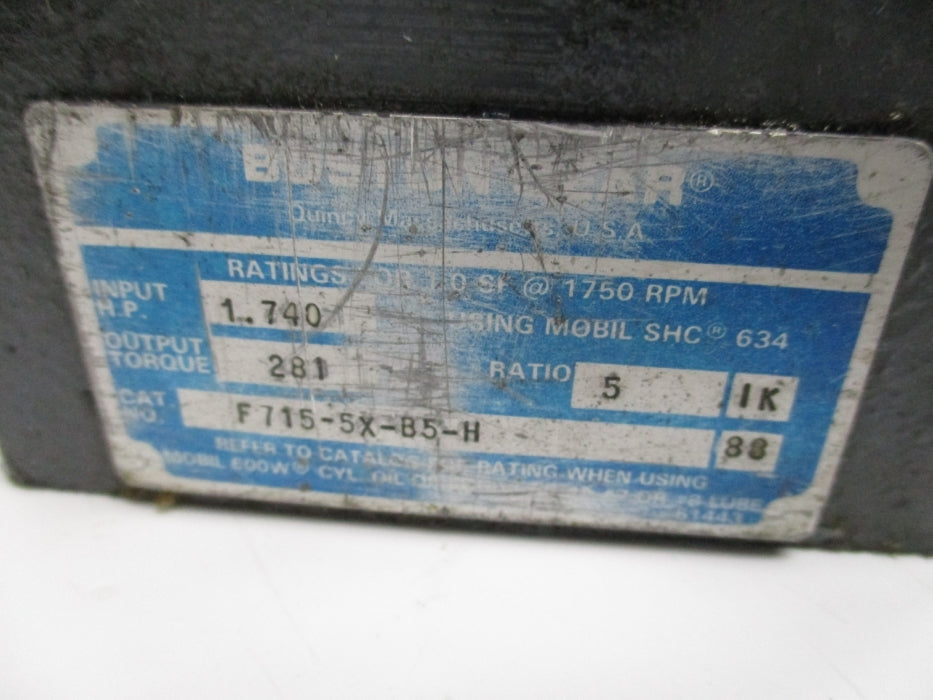 BOSTON GEAR F715-5X-B5-H REMAN
