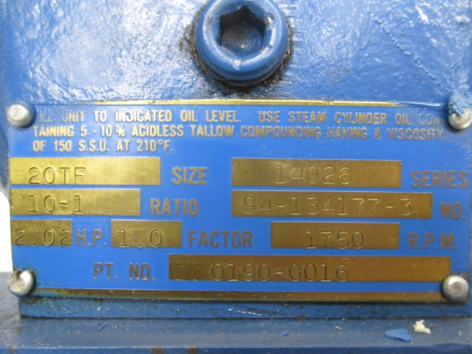 BOSTON GEAR 0190-0016 REMAN