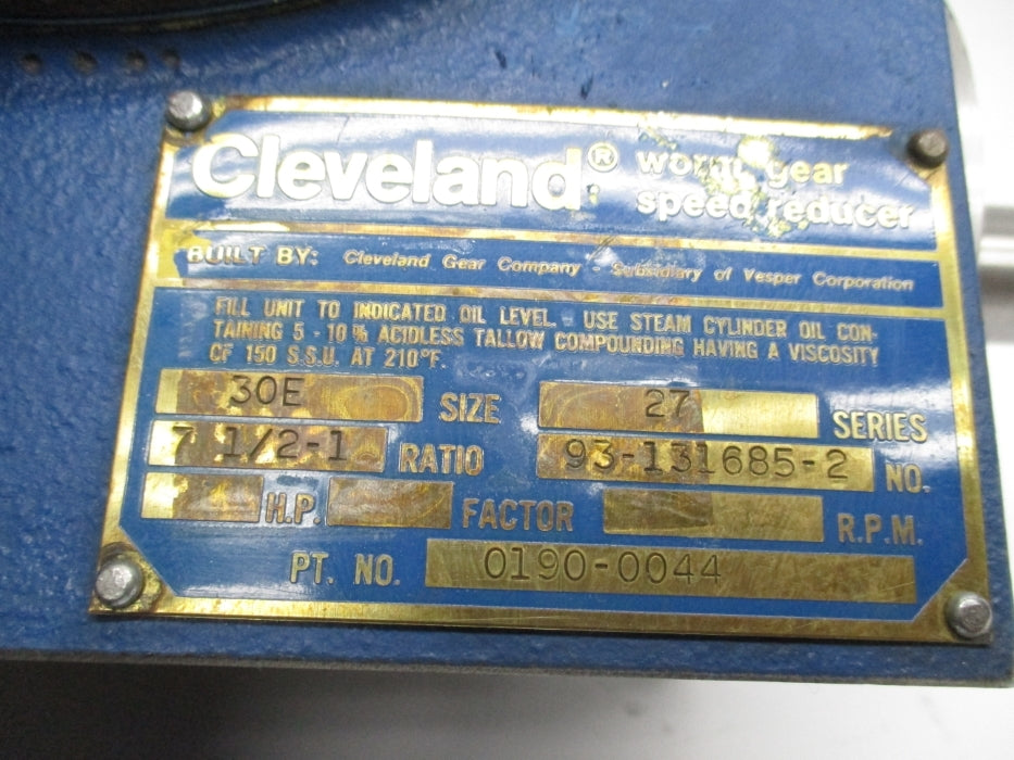 CLEVELAND GEAR 0190-0044 REMAN