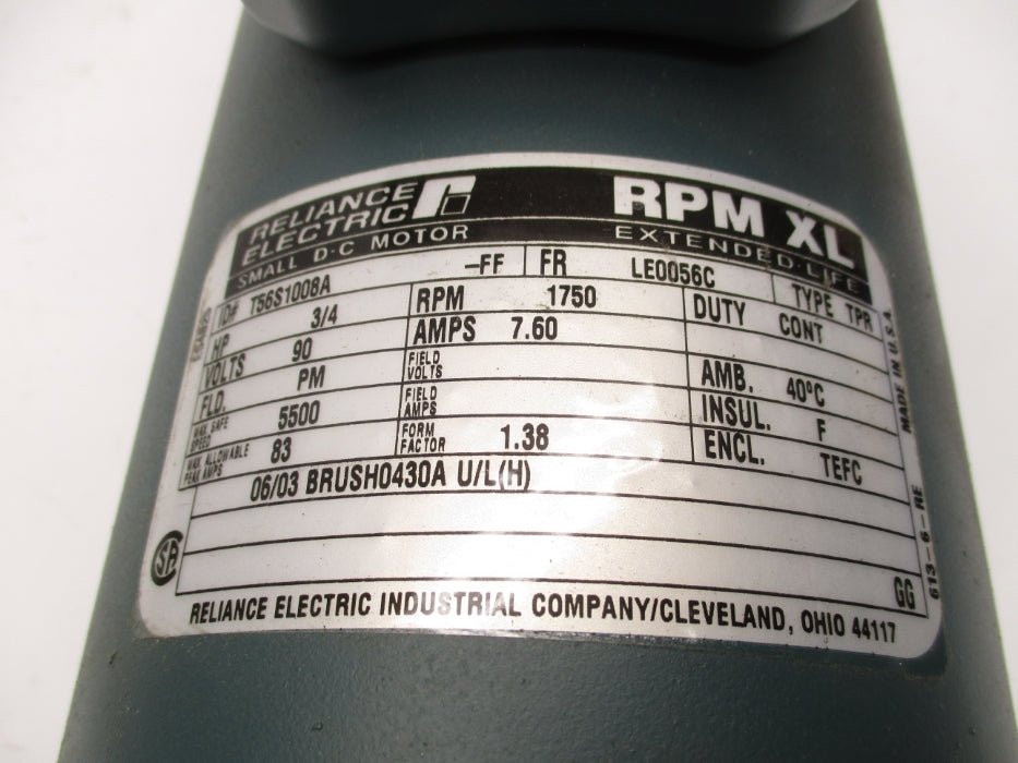 RELIANCE ELECTRIC T56S1008A-FF 5370-169-042 (AS PICTURED) NSNP